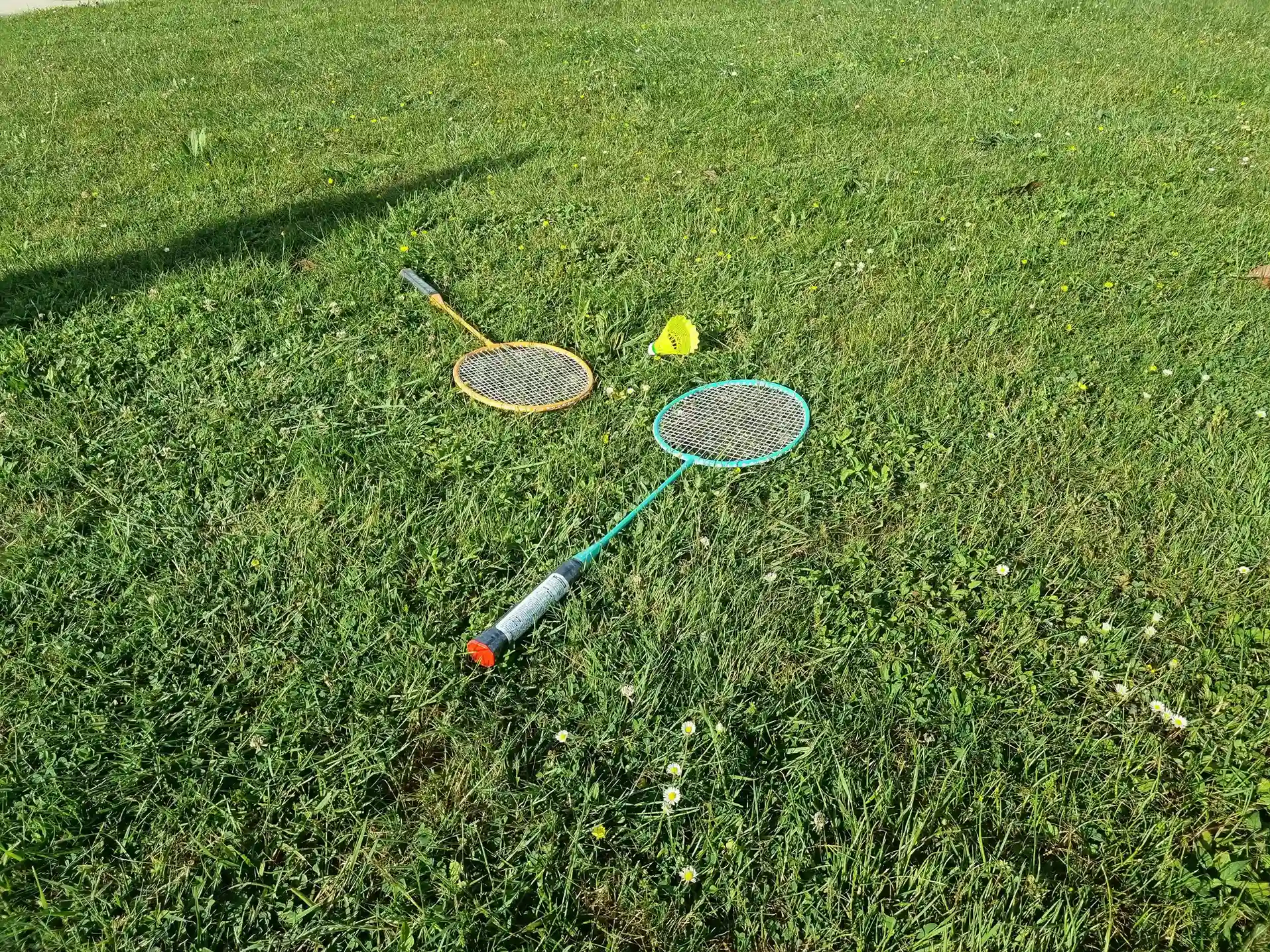 raquettes-de-badminton-avec-volants